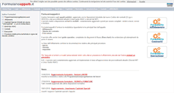 Desktop Screenshot of formularioappalti.it